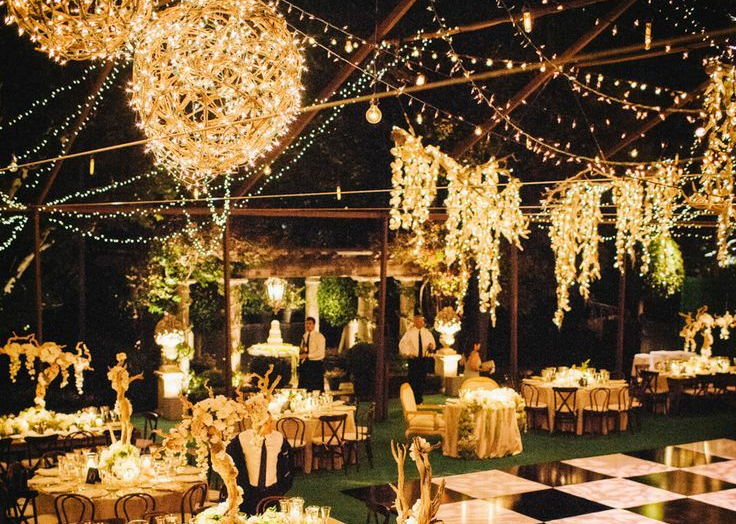 Black Tie Decor Themes for Your Marquee